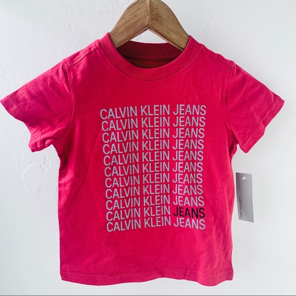Calvin Klein Jeans Other - NWT Calvin Klein boys 3T red short sleeve shirt